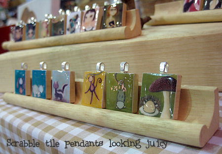 scrabble tile pendants