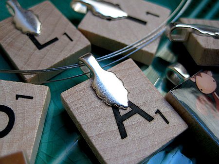 scrabble tile pendants