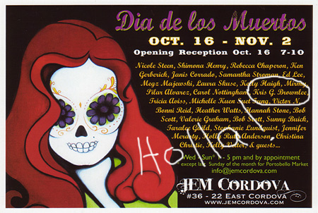 dia de los muertos flyer