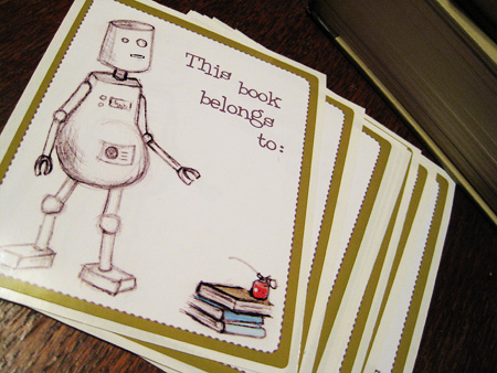 bookplates-robot