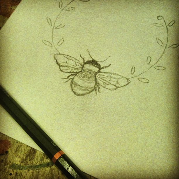 bee-drawing